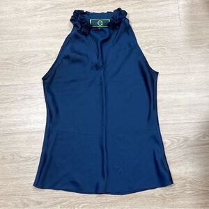 C. Wonder Blue Ruffled Blouse